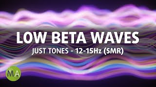 Low Beta Waves 1215Hz SMR Just Isochronic Tones [upl. by Elacsap]