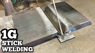 1G Plate Stick Welding  SMAW [upl. by Edda]