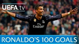 Cristiano Ronaldo  Watch all of his 100 European goals [upl. by Elka]