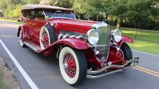 1932 Duesenberg dualcowl phaeton [upl. by Johnson]