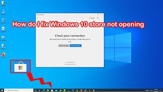 Microsoft store not working windows 10 [upl. by Atterg]