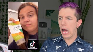 Reacting to YOUR TikTok Skin Care Routines [upl. by Labina]