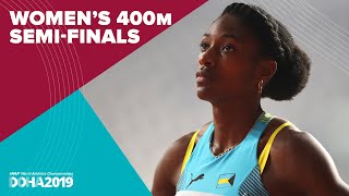 Womens 400m SemiFinals  World Athletics Championships Doha 2019 [upl. by Chang381]