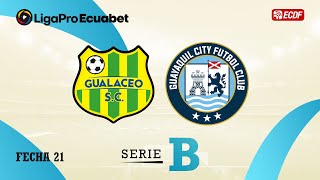 GUALACEO VS GUAYAQUIL CITY  LIGAPRO ECUABET 2024 [upl. by Oliy]