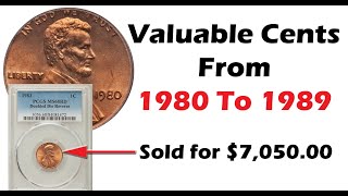 1980 To 1989 Lincoln Cent Varieties Found In Pocket Change [upl. by Aalst]