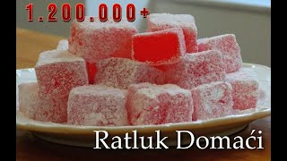 Ratluk Domaći Recept  Kako se pravi Ratluk  Rahat Lokum Recept [upl. by Myca]