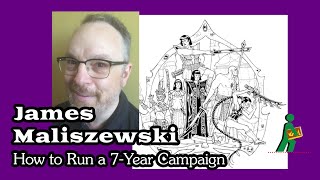 James Maliszewski  How to Run a 7Year Campaign  Wandering DMs S04 E18 [upl. by Lytsirk221]