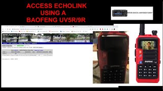 ECHOLINK JUST USING A BAOFENG with an Allstar node No computer needed [upl. by Ardeha392]