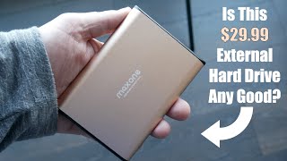 This 30 External Hard Drive Works On Both PC and Mac  Maxone SLIM series 2519 [upl. by Ylam]