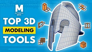 How to Use The Modeling Tools in Maya [upl. by Noli]