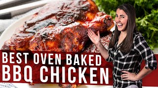 How to Make Oven Baked BBQ Chicken  The Stay At Home Chef [upl. by Avi]