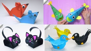 11 DIY paper crafts  Paper toys [upl. by Colver]