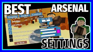 Best settings in Arsenal Full guide UPDATED  Roblox [upl. by Reis959]