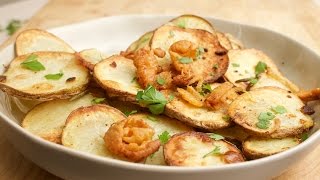 Schmaltz Roasted Potatoes with Gribenes Recipe [upl. by Annaerb520]