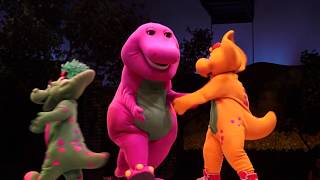 A Day in the Park with BARNEY in 4K ULTRA HD Universal Studios Florida Universal Orlando [upl. by Ydoc]