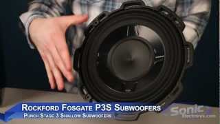 Rockford Fosgate P3S Shallow Car Sub  Punch Stage 3 Subwoofer [upl. by Wilek]