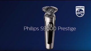 Philips S9000 Prestige Blade close Incredibly gentle [upl. by Selrac]