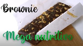 BROWNIE SUPER NUTRITIVO  Cómo me sano  Receta Fácil [upl. by Amaryllis]