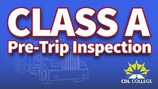 Tutorial CDL Class A PreTrip Inspection DEMO [upl. by Weld]