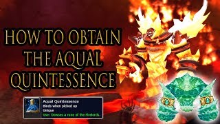 How to Summon Ragnaros  Aqual Quintessence  Classic WoW [upl. by Iatnahs]