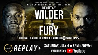 PBC Replay Deontay Wilder vs Tyson Fury 1  Full PPV Fight Card [upl. by Zevahc]