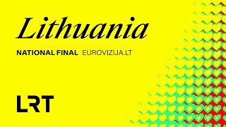 EUROVIZIJALT Livestream  Lithuanias National Final 🇱🇹  Eurovision2025 [upl. by Felicia]